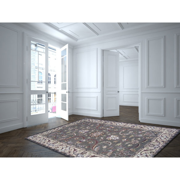 Charlton Home® Modbury Hand Tufted Wool Oriental Rug Wayfair